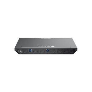 4K Dual Monitor KVM Switch, 2-Port HDMI with Hotkey Switching, Supports High Refresh Rates like 144Hz, 165Hz & 240Hz