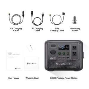 BLUETTI AC50B Portable Power Station | 448Wh, 700W Output