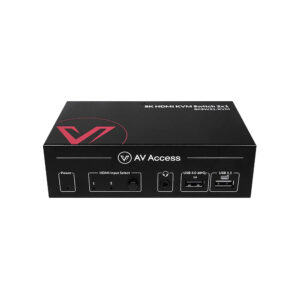High-End 2×1 8K KVM Switch w/ HDMI 2.1 & USB 3.0 Hub, Supports 10K@120hz, 8K@120hz, 1080P@240hz & 2560×1440@144hz, Ideal for Gaming
