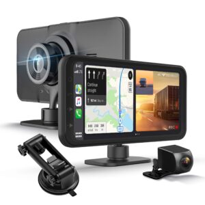 REXING RoadMate CPDuo – Wireless CarPlay & Android Auto Receiver with Dash Cam