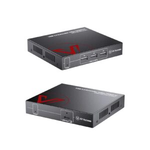 USB Extender 2.0 over CAT5e with Power Supply, 4x USB2.0 Port up to 60m/196ft
