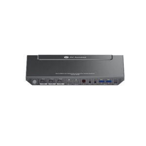 iDock B30 USB-C KVM Switch Docking Station, 3-Port with HDMI for Dual Monitor, 65W Power Delivery & Ethernet Port for Laptop